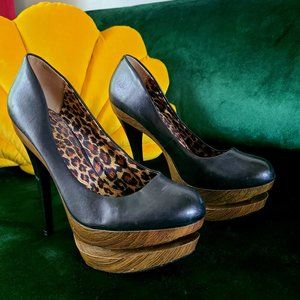 Jessica Simpson Platform Black Heel